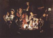 Joseph Wright The Experiment with the Aipump (mk22) oil painting